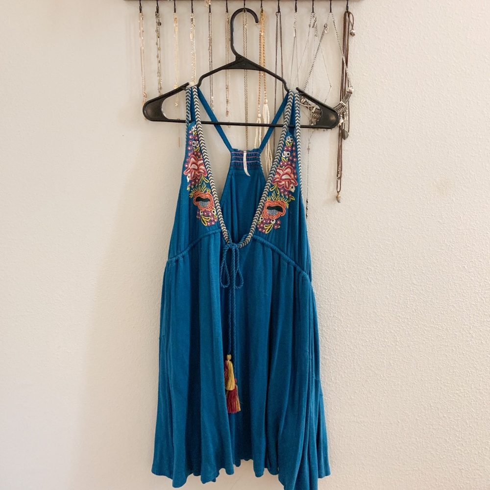 Free People Lovers Cove Mini Dress